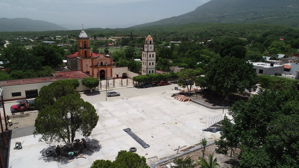 Remodelación con daño ambiental en Plaza de Purísima de Arista