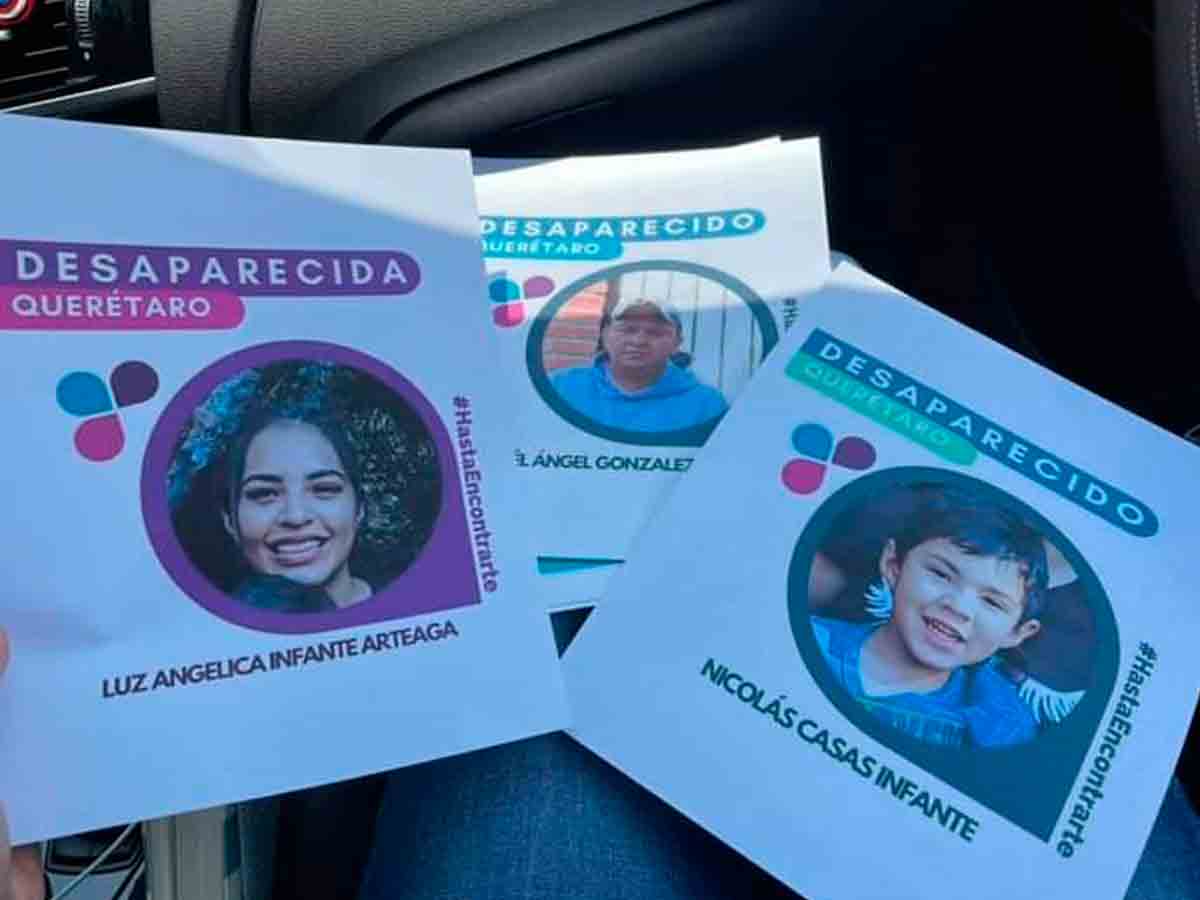Asegura Fiscalía:  Familia desaparecida en Amealco “está bien” y ya se reportaron a su casa.