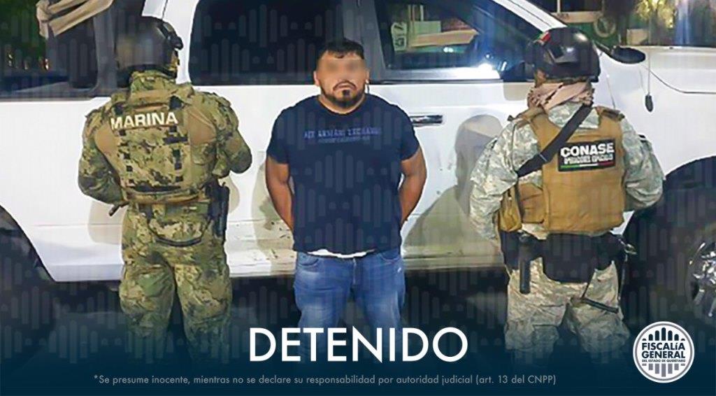 Federales y Estatales: Detienen en Ciudad de México a imputado relacionado con hechos delictivos en SJR.