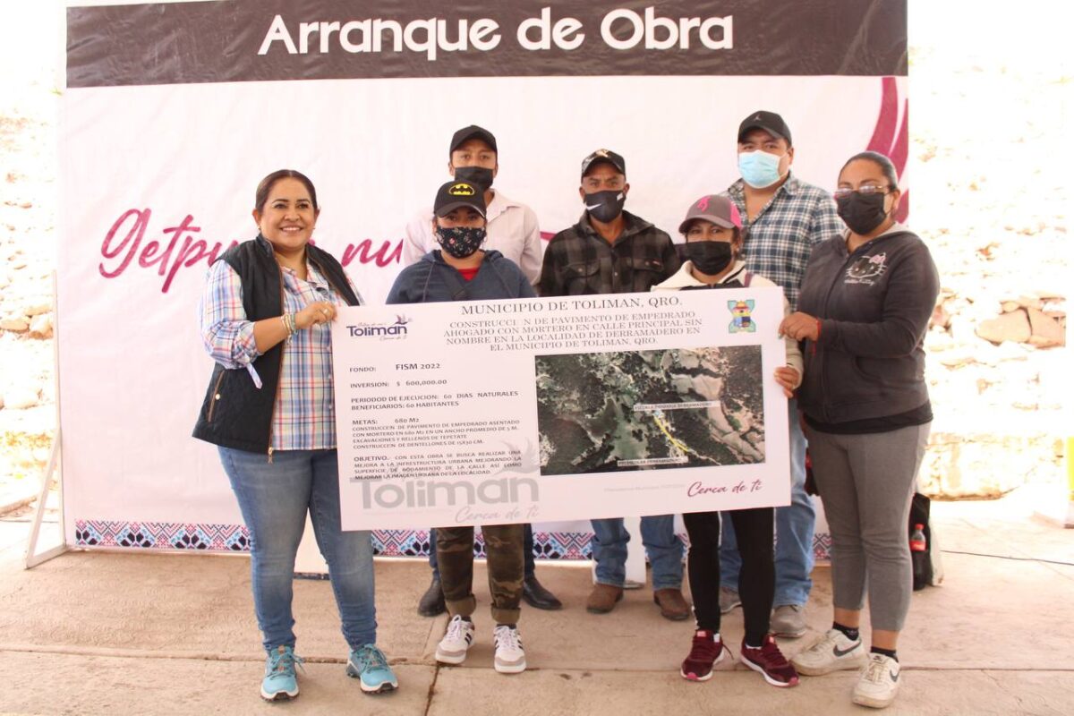Lupita Alcántara Arranca Tercer Paquete de Obras en 2022