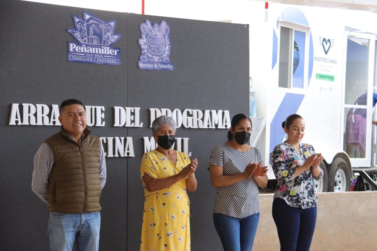 Visita DIF Municipal y DIF Estatal con Jornadas de Comedores Móviles en la Comunidad de Llanos de Buena Vista