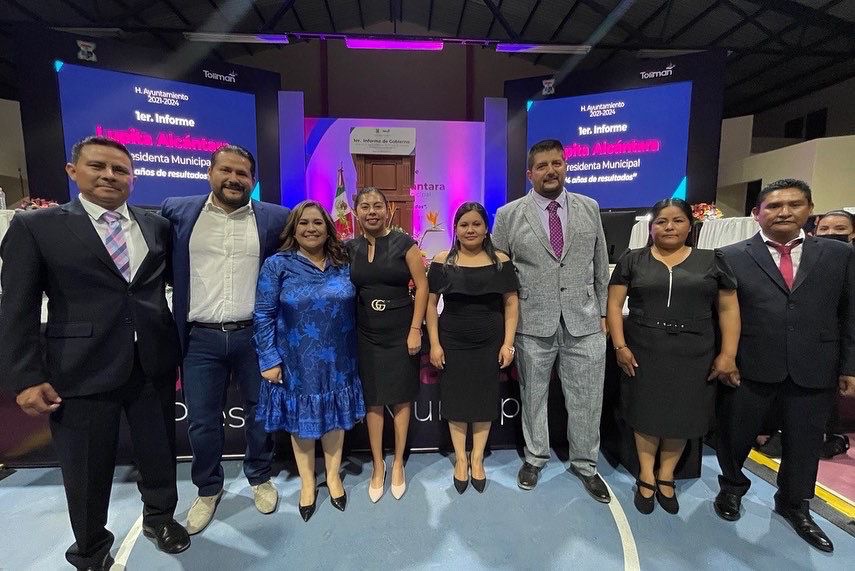 Cuatro años de Resultados presentó Lupita Alcántara de Santiago