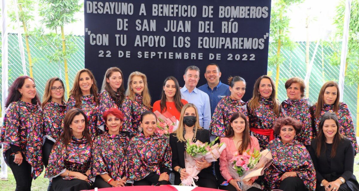 Reconoce Car Herrera labor del Voluntariado del H. Cuerpo de Bomberos de SJR