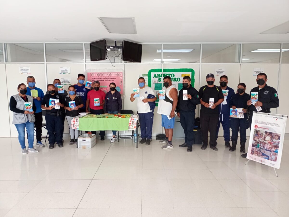 Implementa Seguridad Pública Campaña de Prevención de la Salud para Elementos
