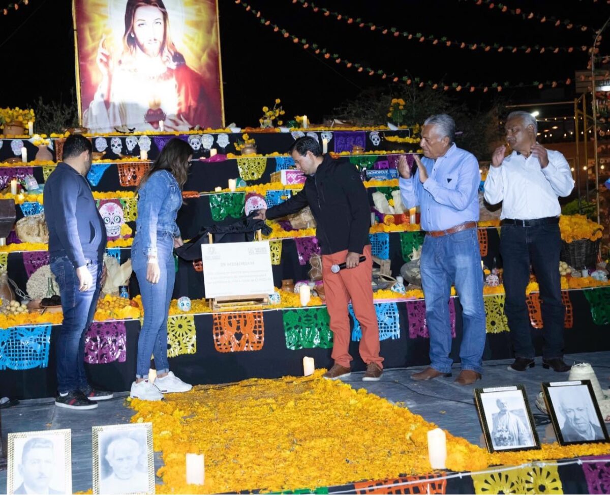 Inaugura Lupita Pérez Montes el “Festival Día de muertos” 2022