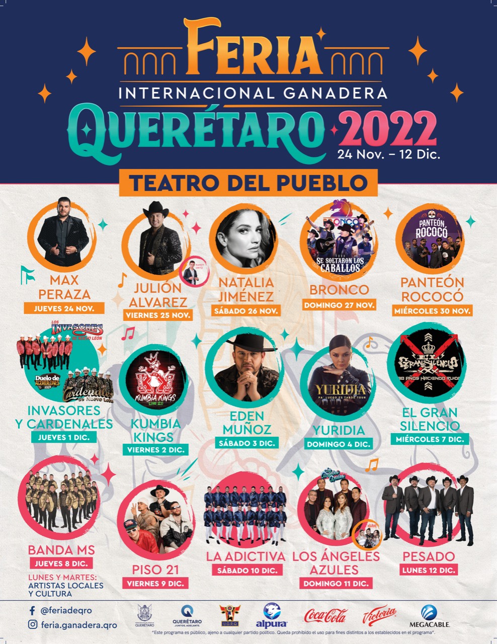 Teatro del Pueblo es gratis con tu boleto de entrada a la Feria