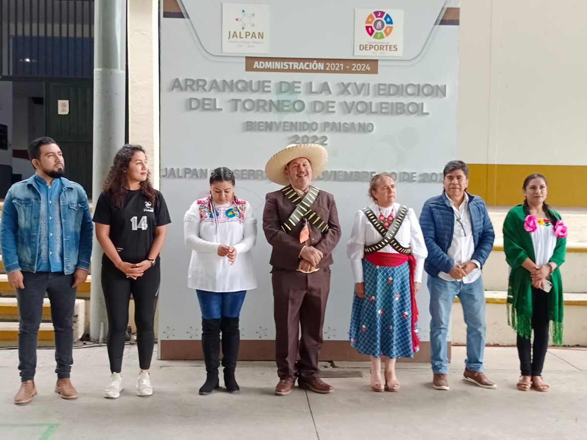 Se Realiza Inauguración con Éxito XVI el XVI Torneo de Voleibol “Bienvenido Paisano”