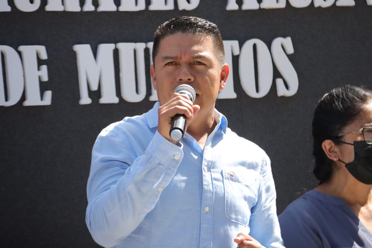 Realizan Concurso de murales alusivos al día de muertos.