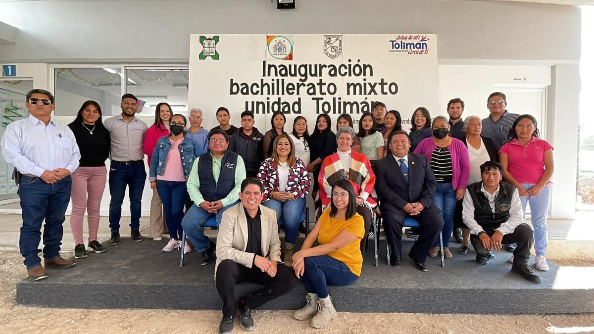 Inauguran Bachillerato de la UAQ en Tolimán