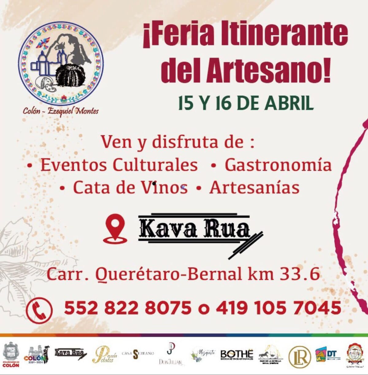 Invita Colón a la Primera Feria Itinerante del Artesano