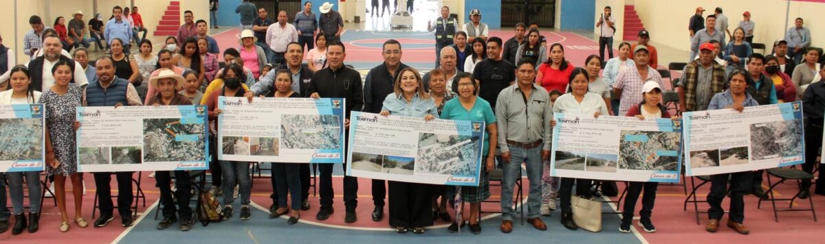 Arrancan obras por 16 MDP en Tolimán en un único evento