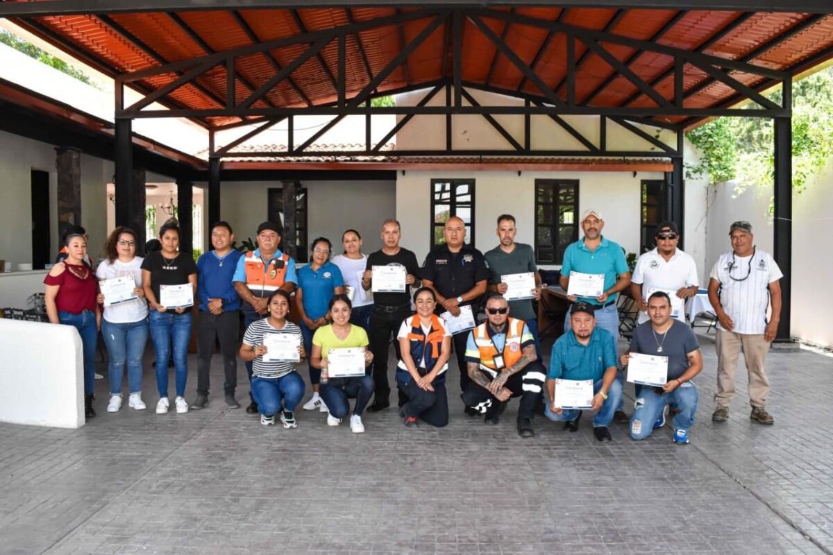 Concluye exitosamente el curso de capacitación en primeros auxilios