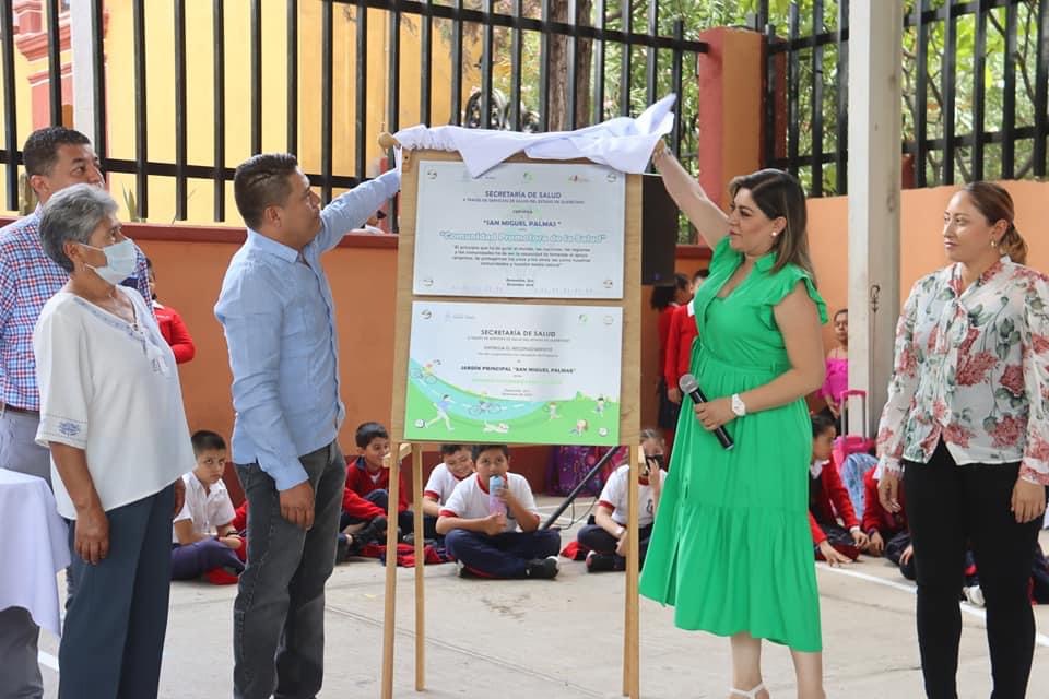 Certifica Secretaria de Salud a San Miguel Palmas como Comunidad promotora de la Salud