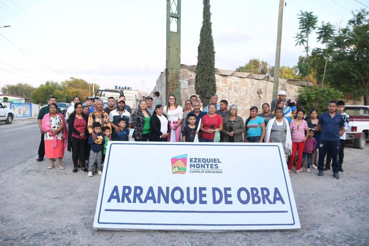 La Alcaldesa Lupita Pérez Arranca segunda etapa de camino a Tunas Blancas