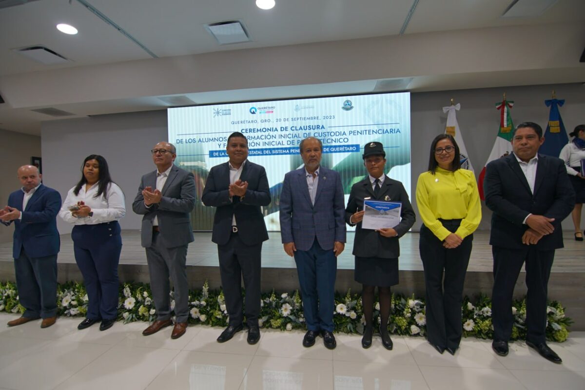 Concluyen formación inicial nuevos elementos penitenciarios