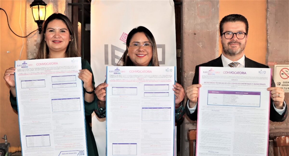 Invita IEEQ a ciudadanía a participar en la organización de las elecciones