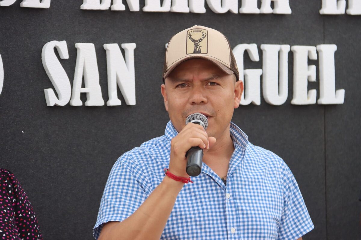 Entrega Obra en Delegación San Miguel Palmas Juan Carlos Linares Aguilar