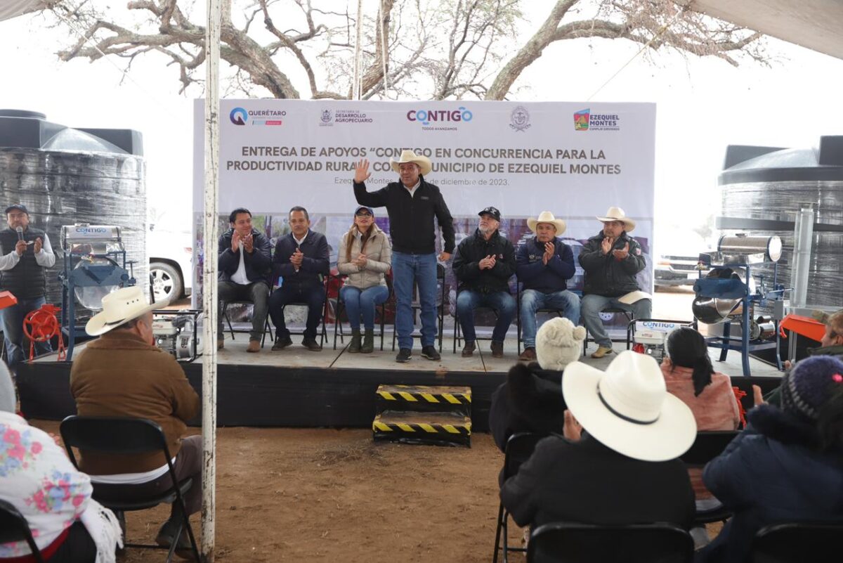 Entrega SEDEA apoyo con el Programa en Concurrencia en Ezequiel Montes