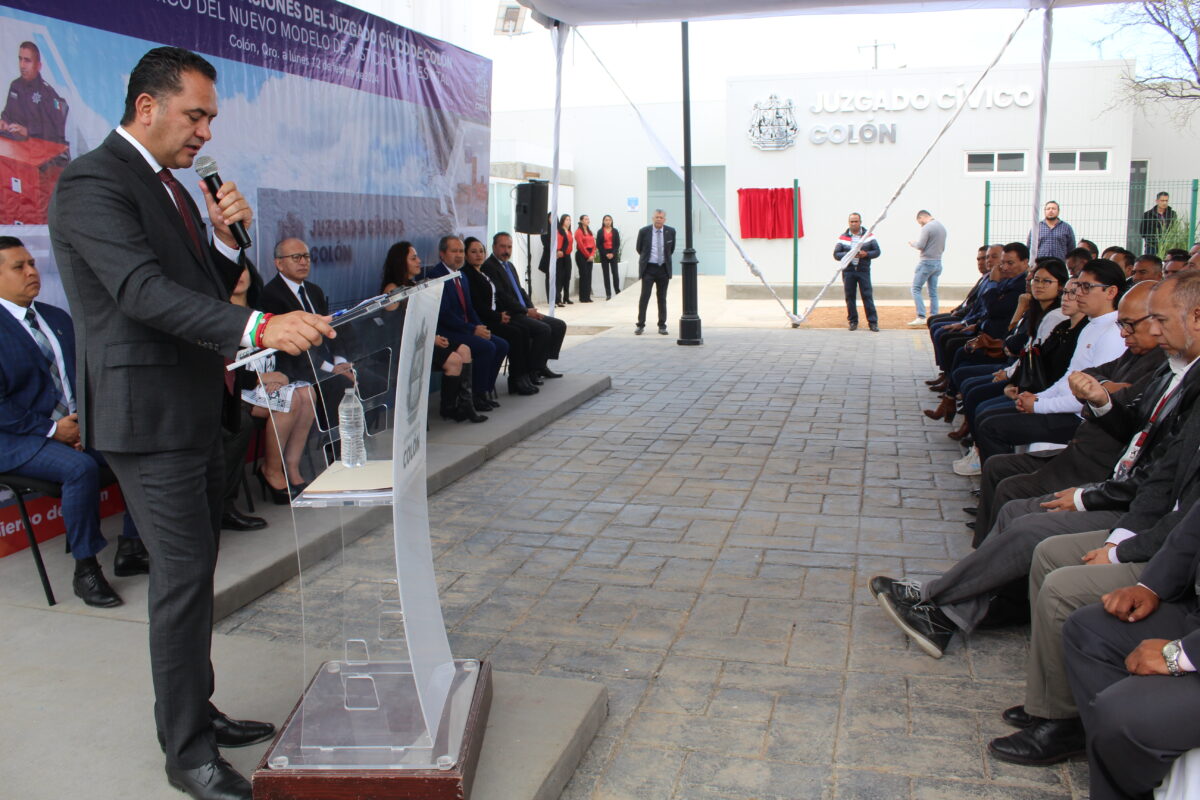 Se Inaugura Juzgado Cívico en Colón con inversión de 4.7 MDP