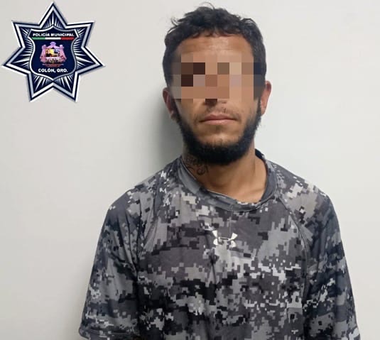 Elementos de Seguridad Pública Detienen a hombre por Delito de Robo en San Ildefonso&nbsp;