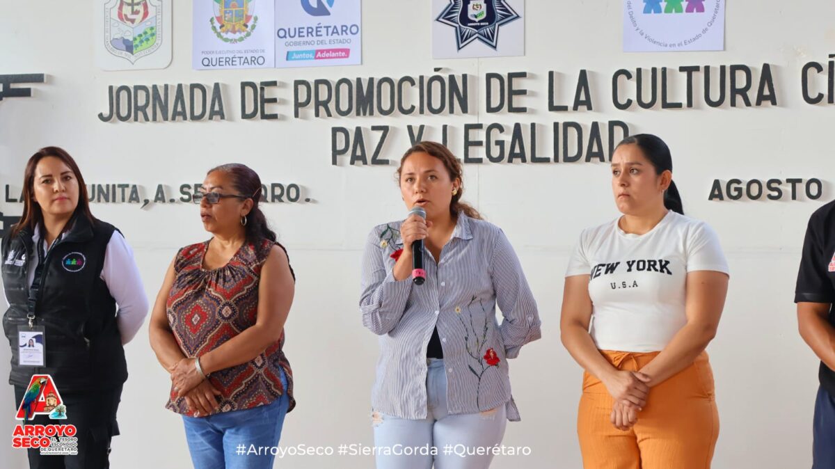 En la Lagunita Arroyo Seco Realizan Jornada de Prevención del Delito