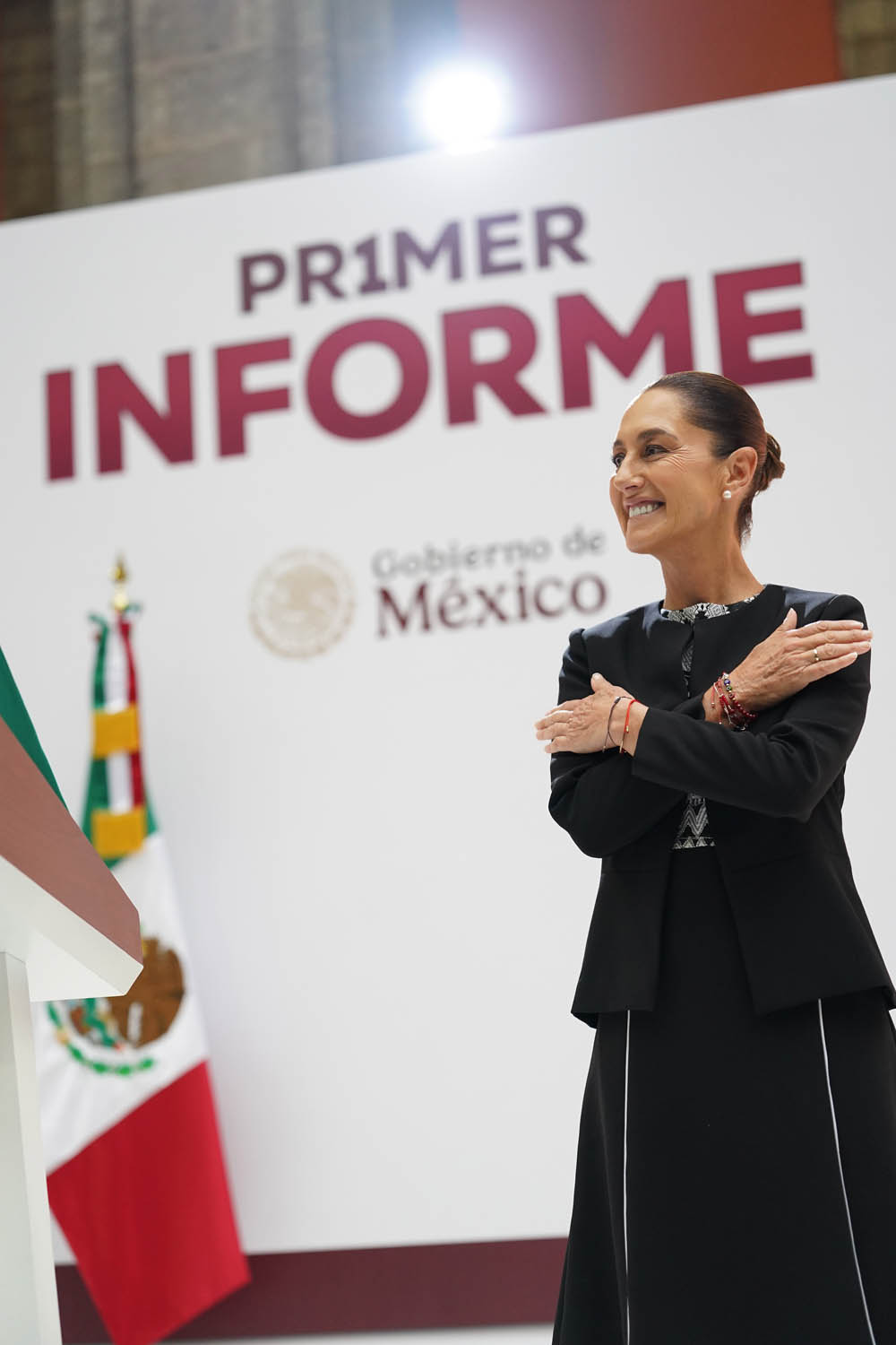 Vamos bien y vamos a ir mejor: Presidenta Claudia Sheinbaum en su Primer Informe de Gobierno