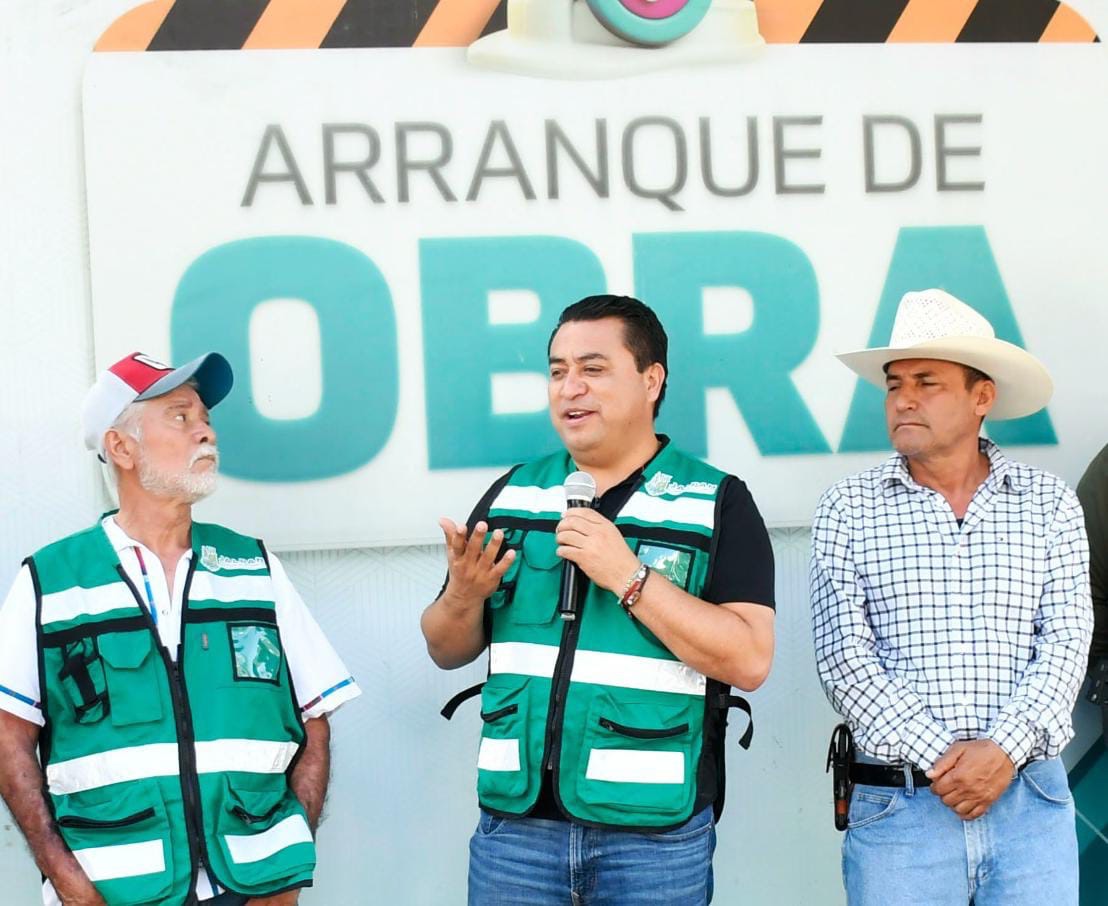 Rubén Hernández pone en marcha la rehabilitación del cruce Javier Mina y camino a la Presa