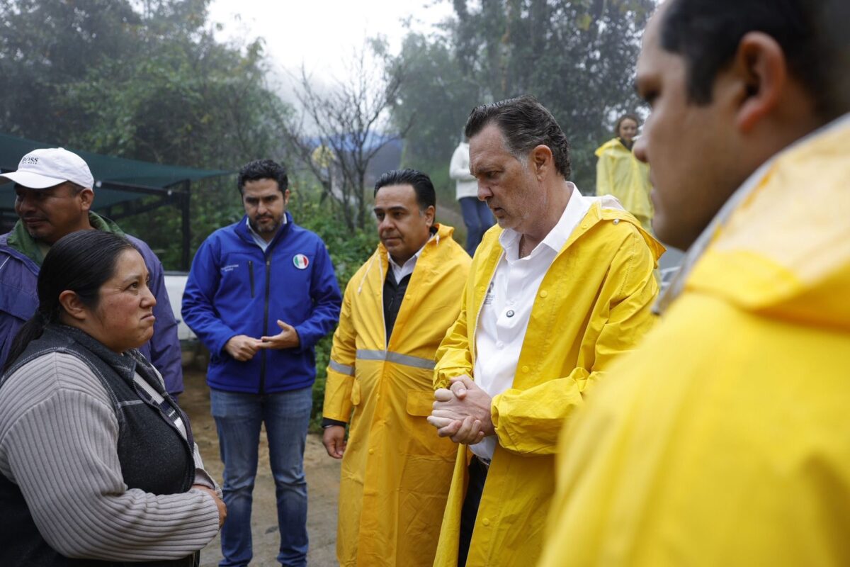 Recorre Gobernador zonas afectadas por las lluvias