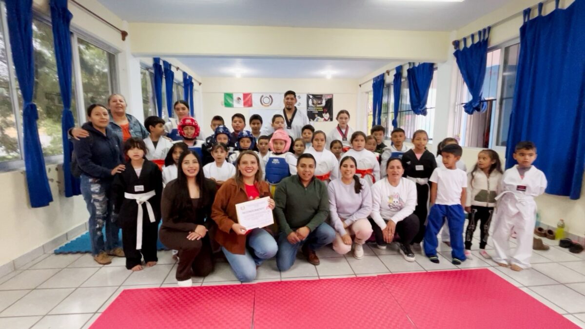 Fortalece Administración Municipal enseñanza de Taekwondo