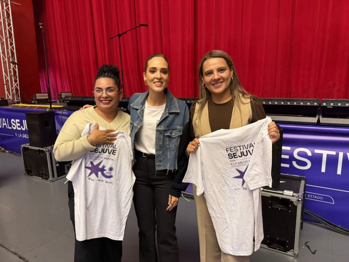 Estuvo presente Yuni Benítez en el Festival SEJUVE 2025 por la Salud Mental