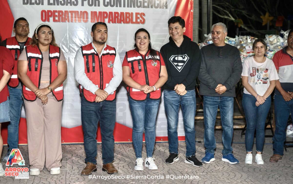 Entrega Fernando Sánchez Gil apoyos alimentarios a familias de Arroyo Seco