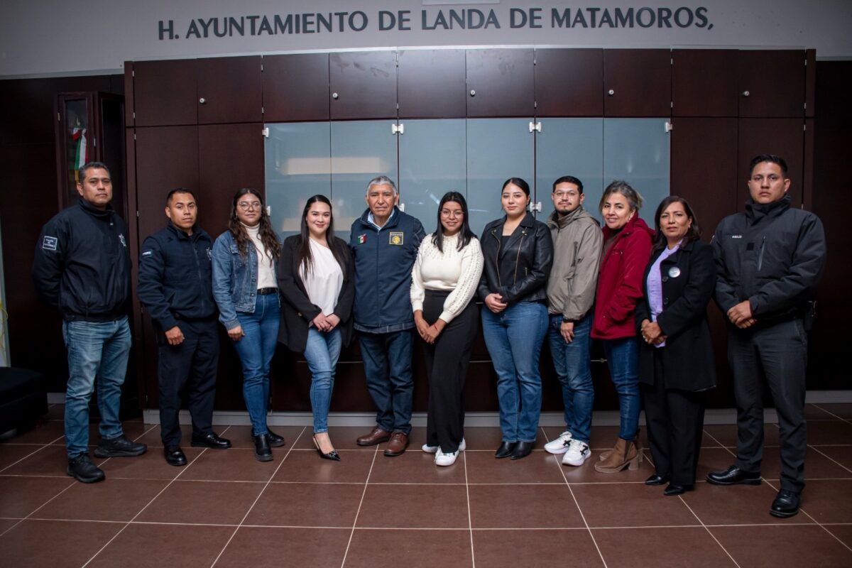 Refuerzan seguridad y coordinación institucional en Landa de Matamoros