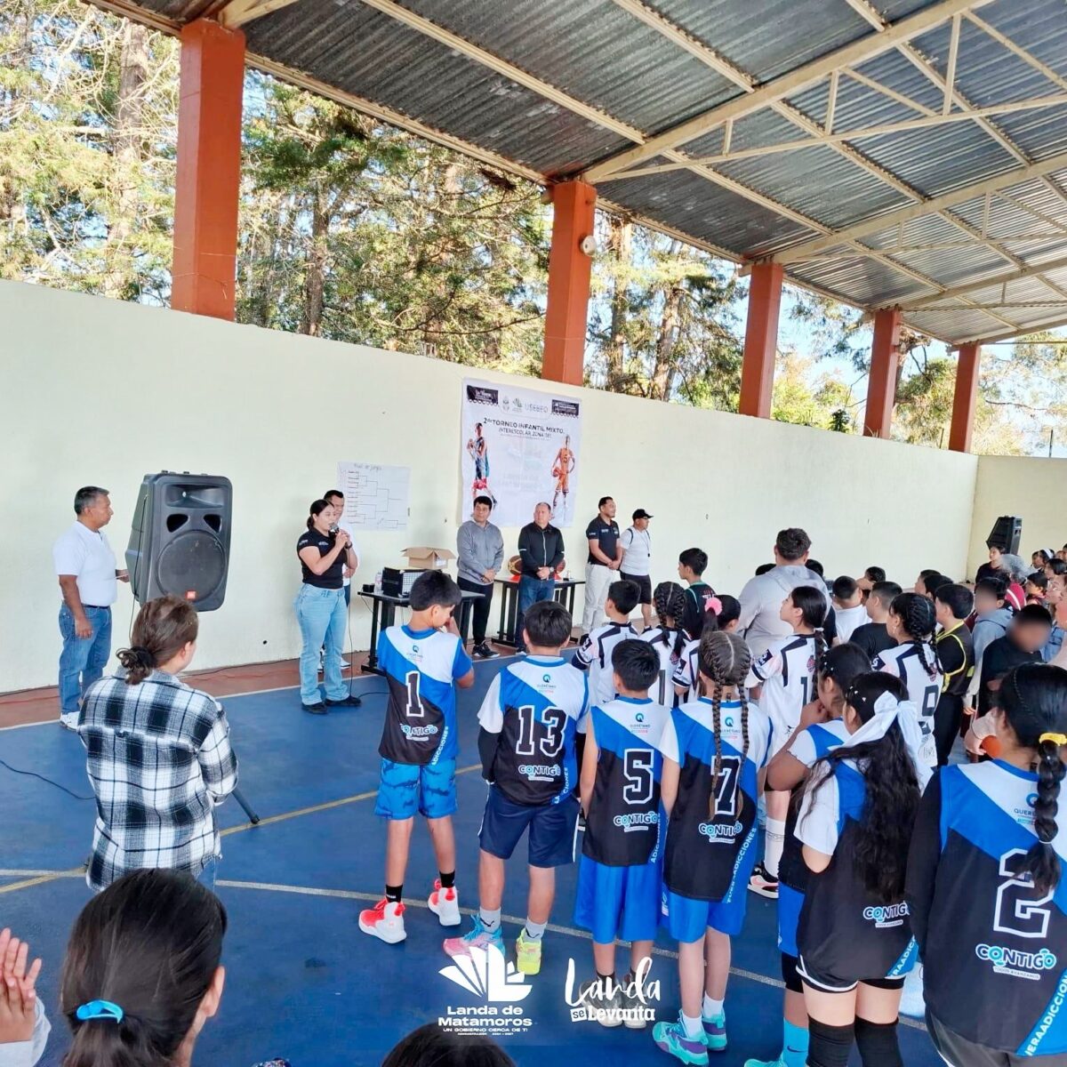 Fortalecen valores con torneo mixto de basquetbol&nbsp;