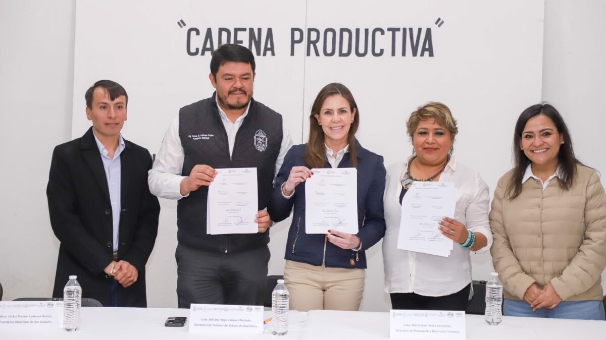 En San Joaquín Fortalecen la organización turística en su Cadena Productiva