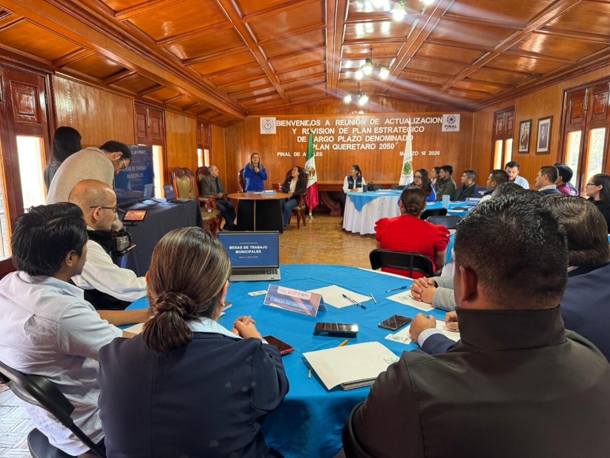 Pinal de Amoles continúa participando en la construcción del Plan Querétaro 2050