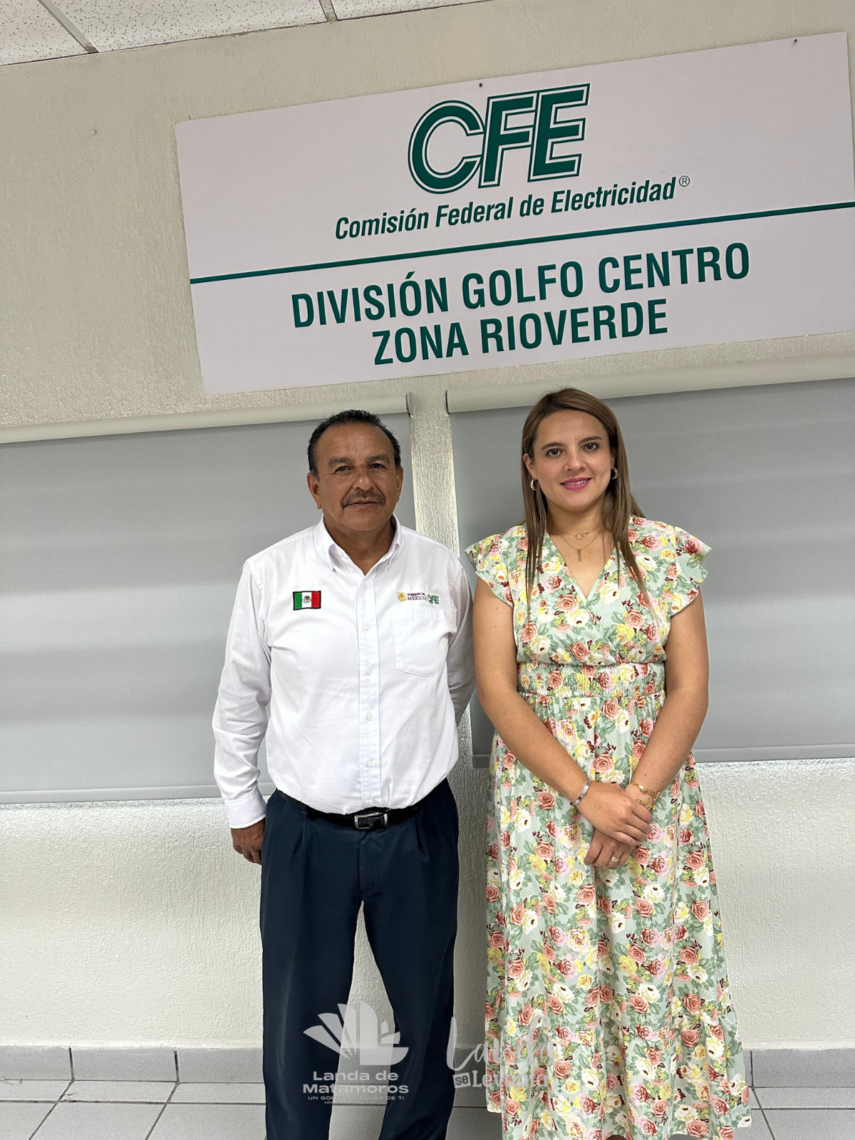 Alcaldesa Gestiona Mejoras en el Servicio Eléctrico para Landa  
