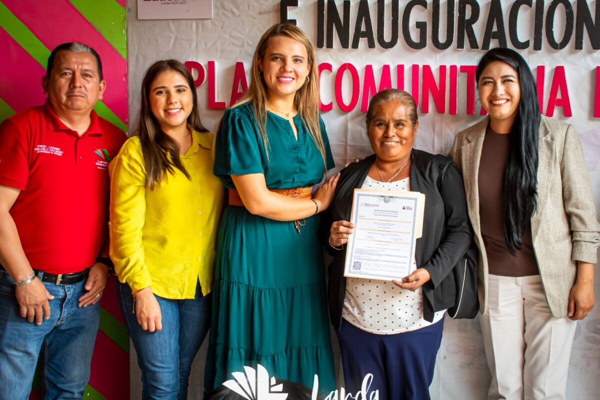Entrega de Certificados y Nuevo Centro Comunitario en Landa