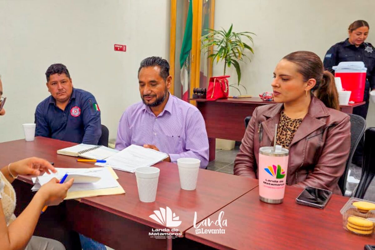 En Landa se construye un municipio más seguro con el fortalecimiento de la coordinación interistitucional