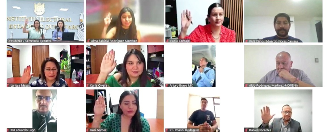 Aprueba IEEQ comisiones transitorias para el Proceso Electoral Local