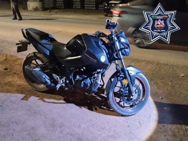 Seguridad Pública de Colón recupera Motocicleta con reporte de robo&nbsp;