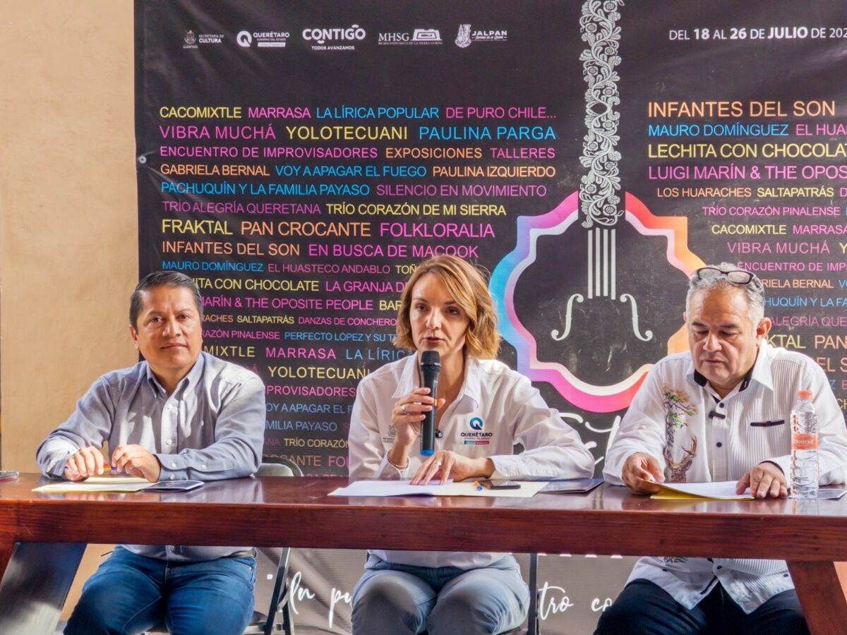 Presentan el cartel oficial del 27.º Festival de Santiago en Jalpan de Serra